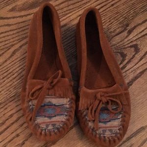 Minnetonka Brown 8.5 New El Paso II Moccasins